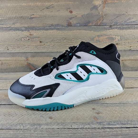 adidas Originals Streetball II Men\'s Shoes Sneakers White/ Black/ Green main image 9